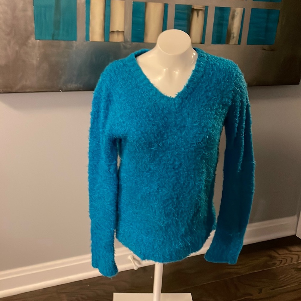 Fuzzy sweater in EUC